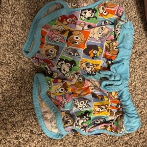 Colorful Cartoon Print Baby Shorts